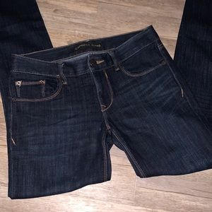 Express Low Rise Dark Legging Jeans